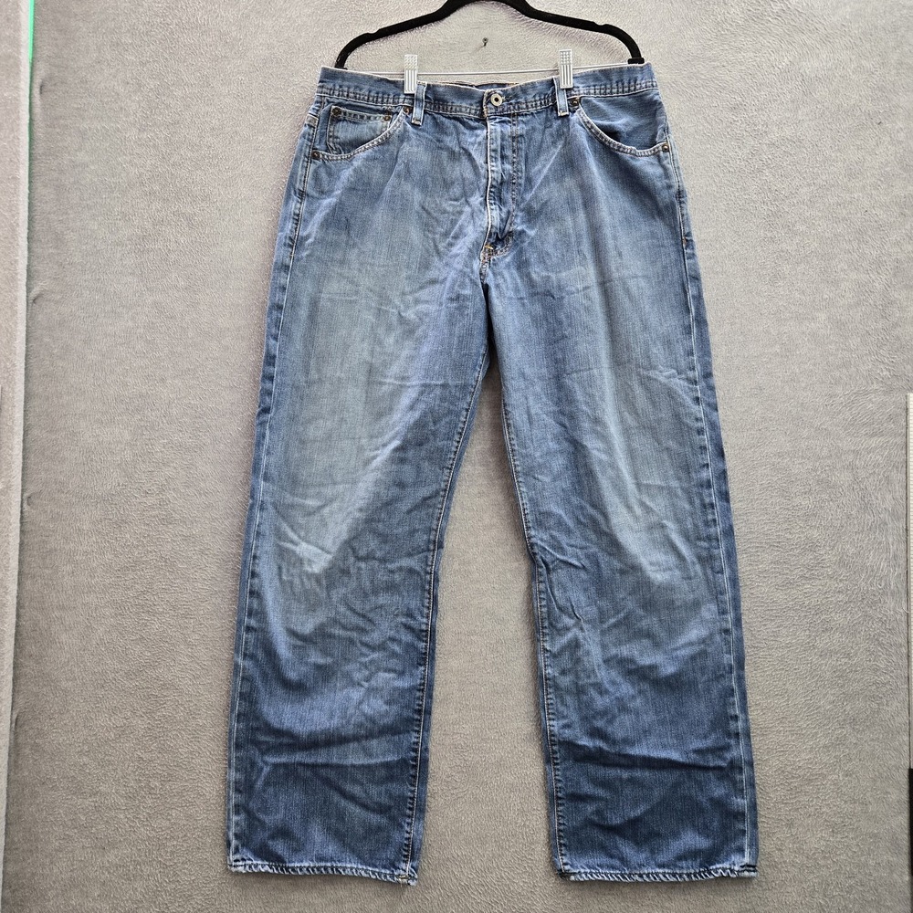 VINTAGE RL Polo Jeans Co. Men Jeans 36X32 Blue Denim Baggy Skater Y2K